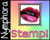 {N} Pink Lips Stamp 1
