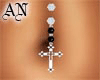 Double Cross Belly Ring