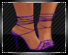 Purple Leopard Sandals