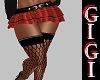 GM Flirty w/fishnet RED