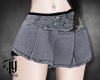 666 l denim skirt