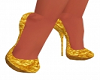 Gold Sparkle Heels