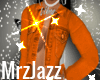 ORANGE DENIM JACKET
