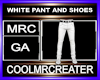 WHITE PANT AND SHOES