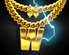 #GOLD NECKLACE 2 CHAINS