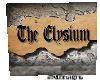 the Elysium room sign