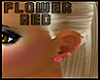 SS-Flower Earrings Red