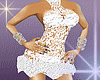 musy lace white dress