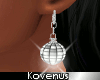 (Kv) Discoball Earrings