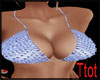 blue glitter bikini top