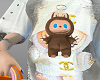 Labubu Brown W/Blu Eyes 