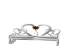 silver wedding bench