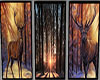 3 Forest Deer Wall Art