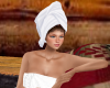 TF* Hair Towel Red Brown