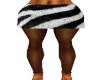Zebra Skirt W/Nylons