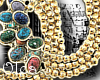 !! Gems Gold Chain