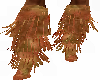 Tan Fringed Boots
