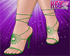 K* Lyara Green Heels