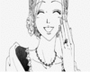 Cutout Nana and Hachi