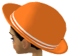 bowler hat orange