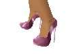 lavender spike heels