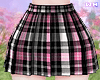 w. Pink Plaid Skirt