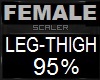95% LEG-THIGH FEMALE