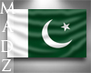 MZ! Pakistan wall flag