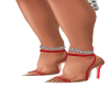 Red Diamonds Heels