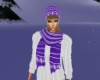 Purple Hat/Sht Blnd Hair