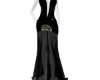 Long Black Starlet Gown