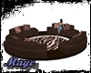 Cocoa/Topaz Circular Cou