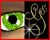 Geo Lime Glitter Eyes