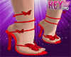 K- Butterfly Red Heels