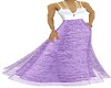 white purple gown