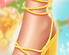 Tina Yellow Sandals