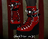 Grunge Boots Red