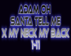 Adam oh - Santa tell me