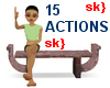 sk} 15 actions