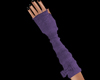 Gloves knitted violet