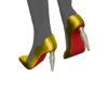 Lipstick Heel Gold
