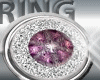 Diamond Ring With Gem