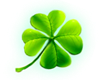 Four-leaf clover sticker