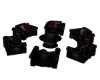K | Dark Circle Chairs