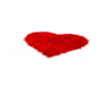 red heart rug