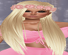 Blond w Pink Flowers