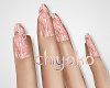 marble nail_Pink