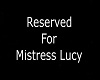 Mistress Lucy sign