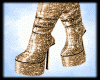 S* Gold Boots