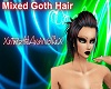 Mixed Goth Hair
